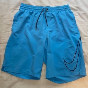 Nike Mens Light Blue Swim Shorts